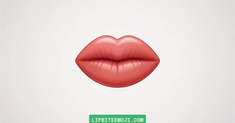 lip bite emoji copy and paste 🫦 text symbol