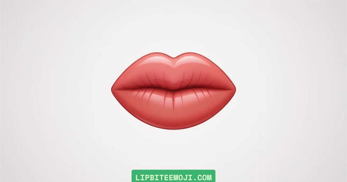 lip bite emoji copy and paste 🫦 text symbol