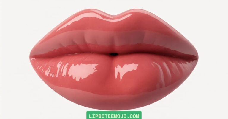 lip bite emoji iphone apple design