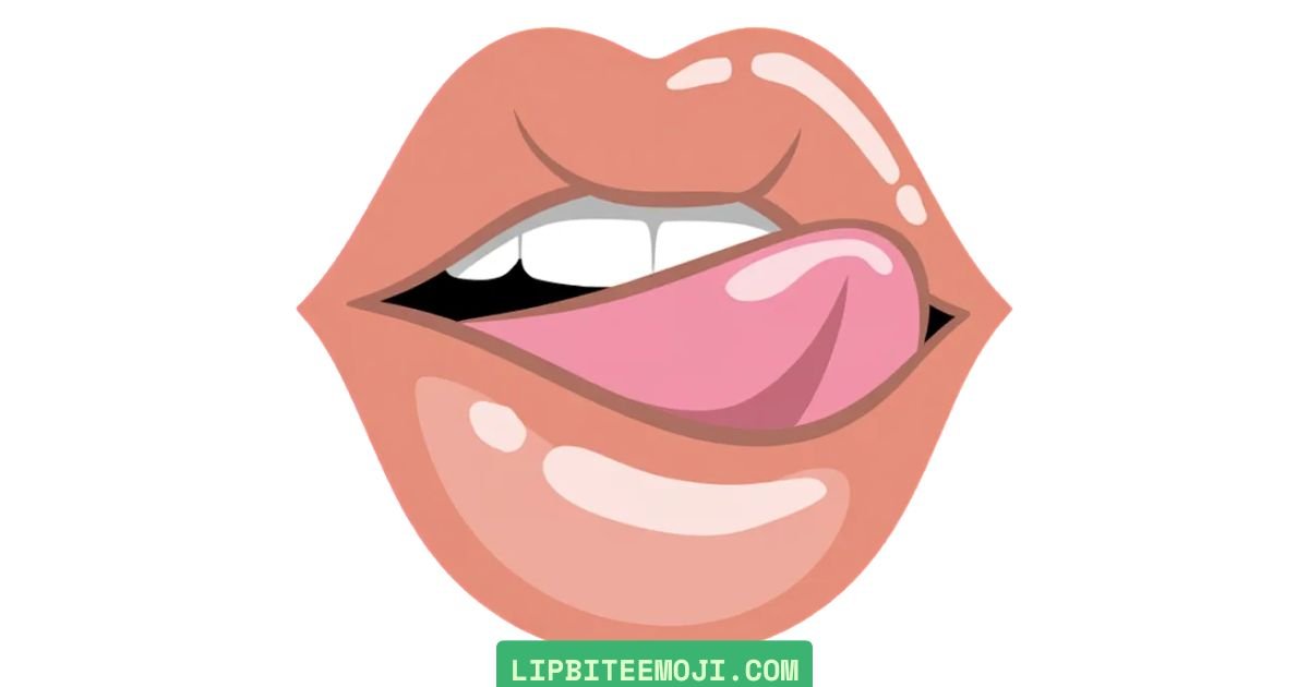 lip bite emoji png transparent background download