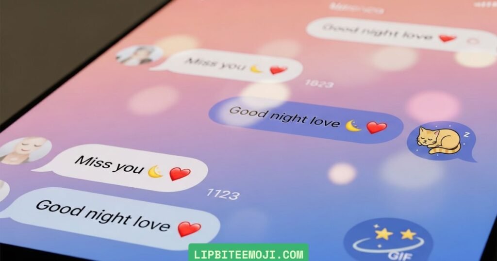crescent moon emoji meaning in romantic chats and messages