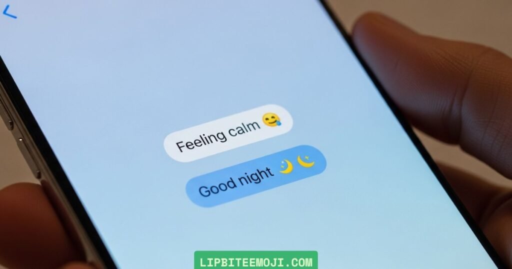 meaning of crescent moon emoji in text messages