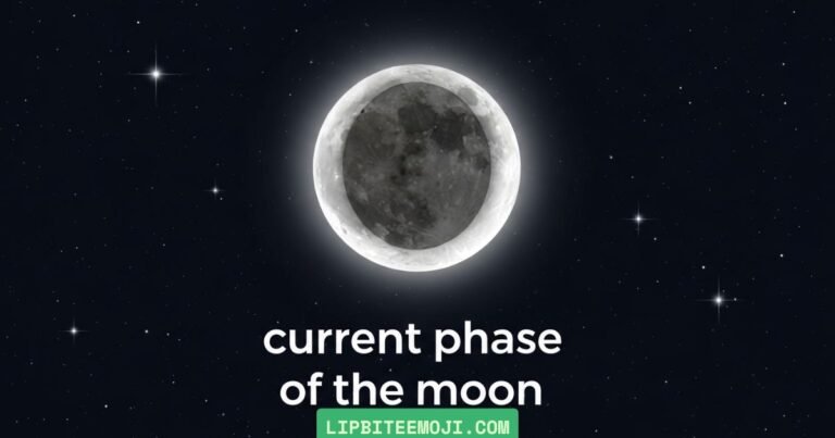 current phase of the moon emoji