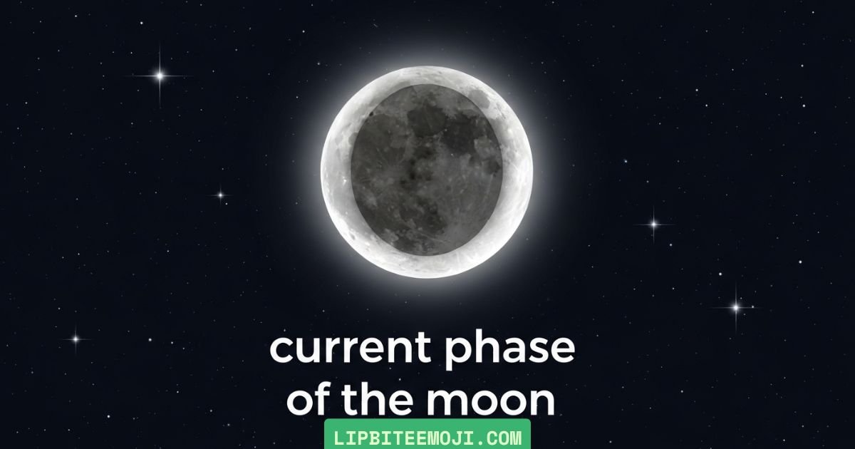 current phase of the moon emoji