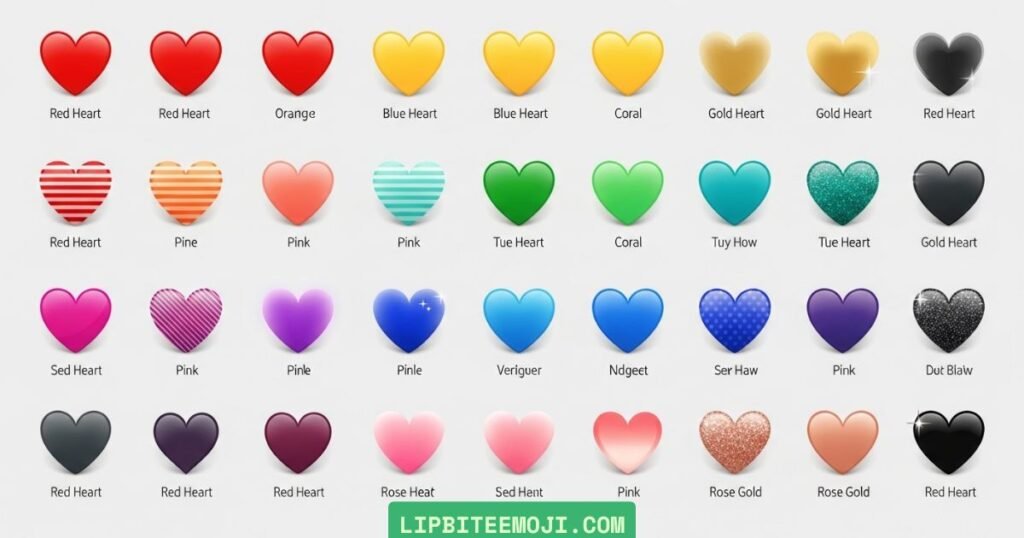 difference between white heart and red heart