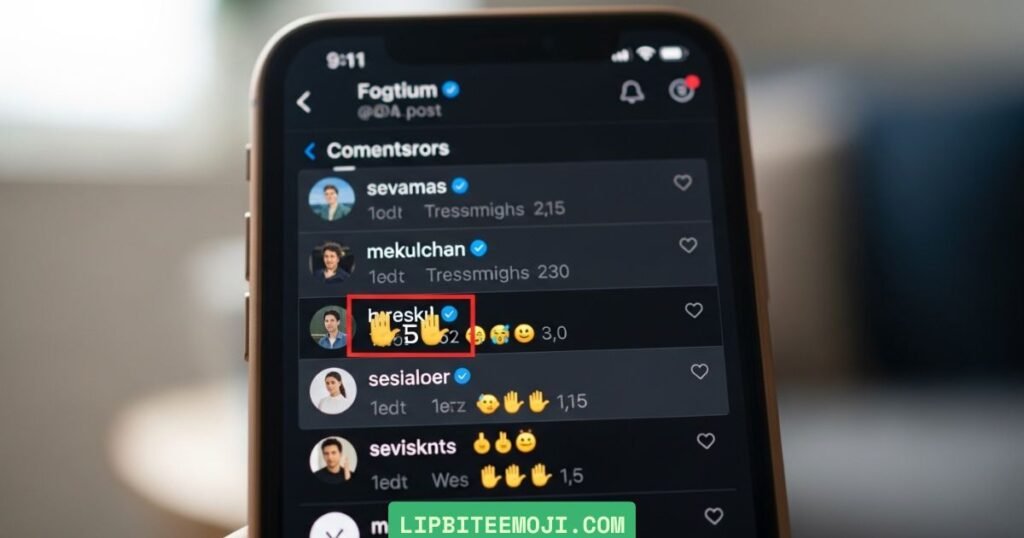 what does ok hand emoji mean on social media instagram comments showing emoji reaction and approval usage online