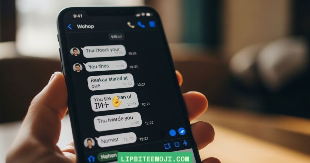 ok hand emoji meaning in whatsapp chats showing simple text conversation with got it and sure replies