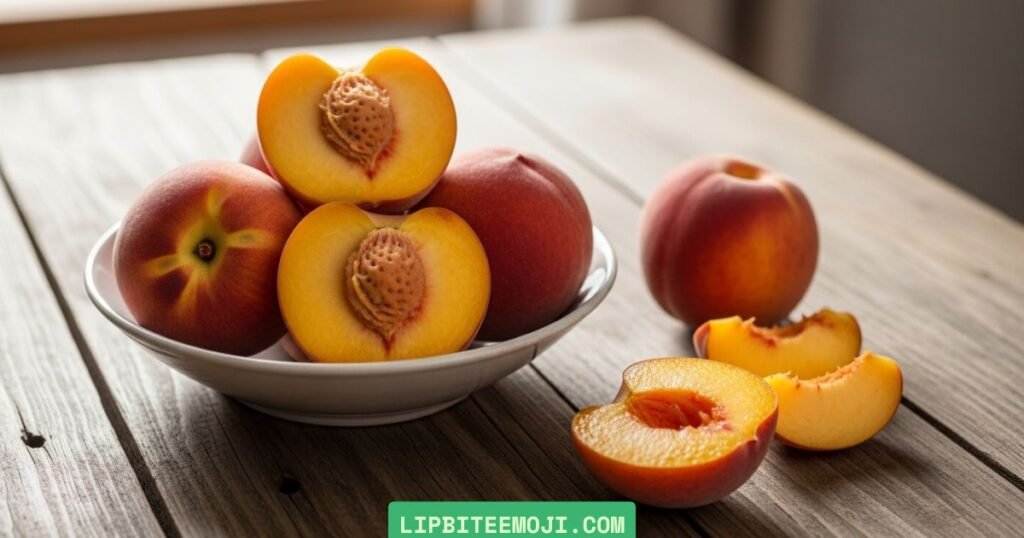 what does the peach emoji symbolize as a real fruit