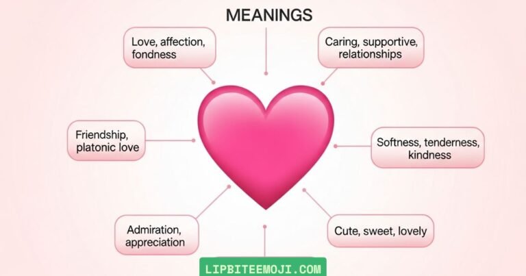 pink heart emoji meaning