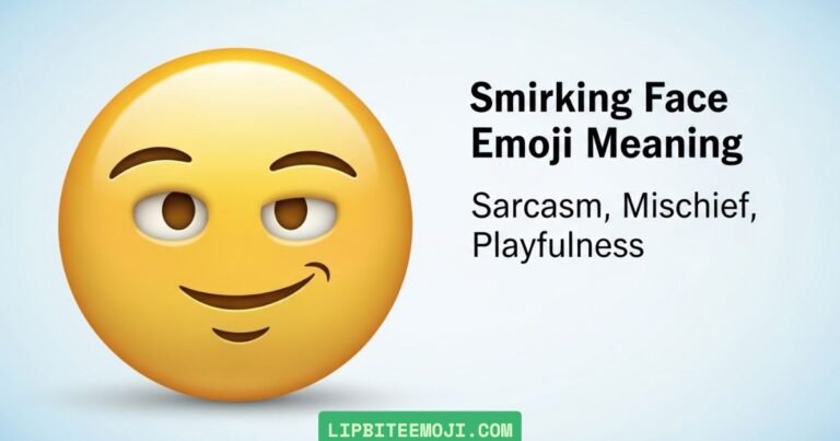 Smirking Face Emoji Meaning 😏 in texting and chat explained