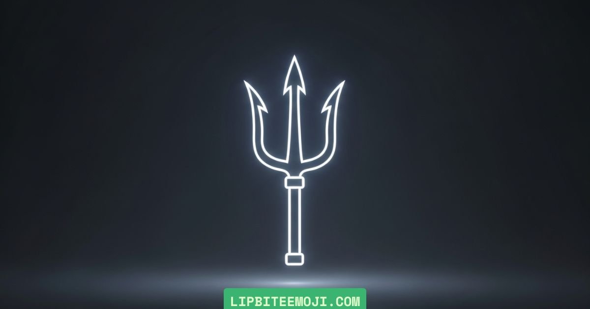 trishul emoji spiritual meaning and symbolism of three prongs